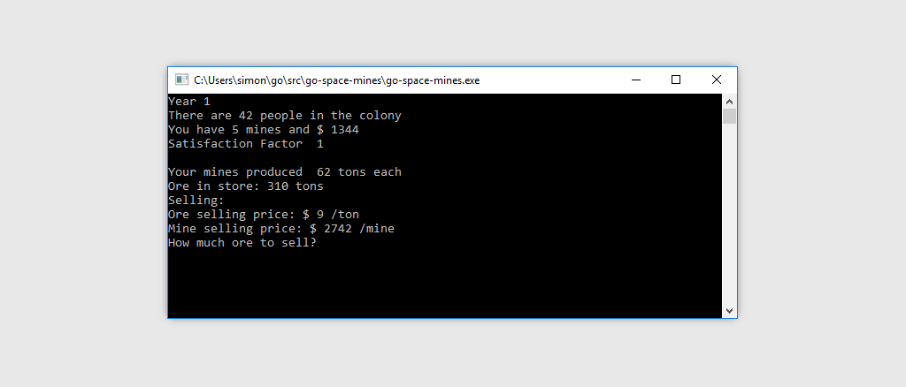Space Mines MS-DOS